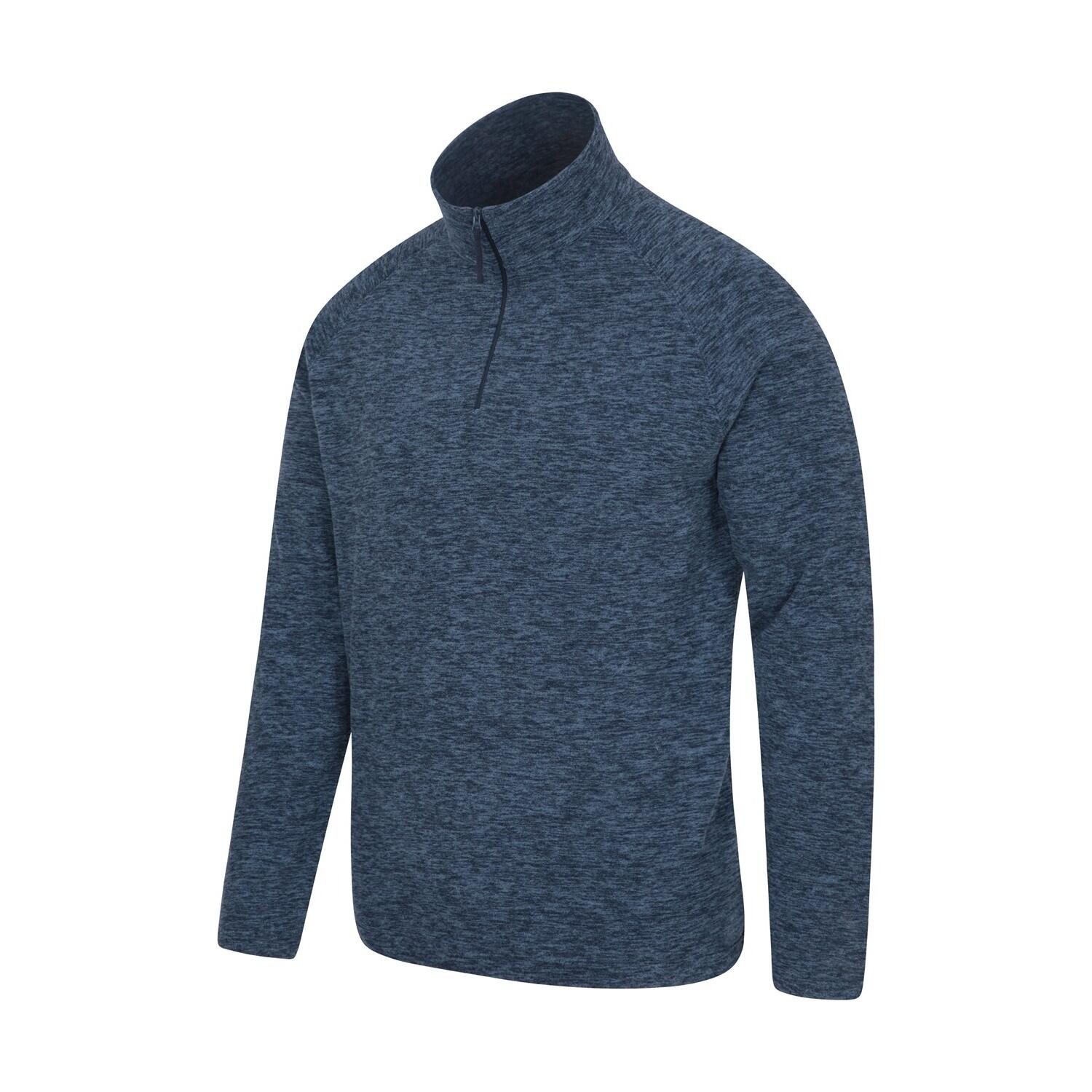 "Snowdon II" FleeceOberteil für Damen Herren Marineblau 3/4
