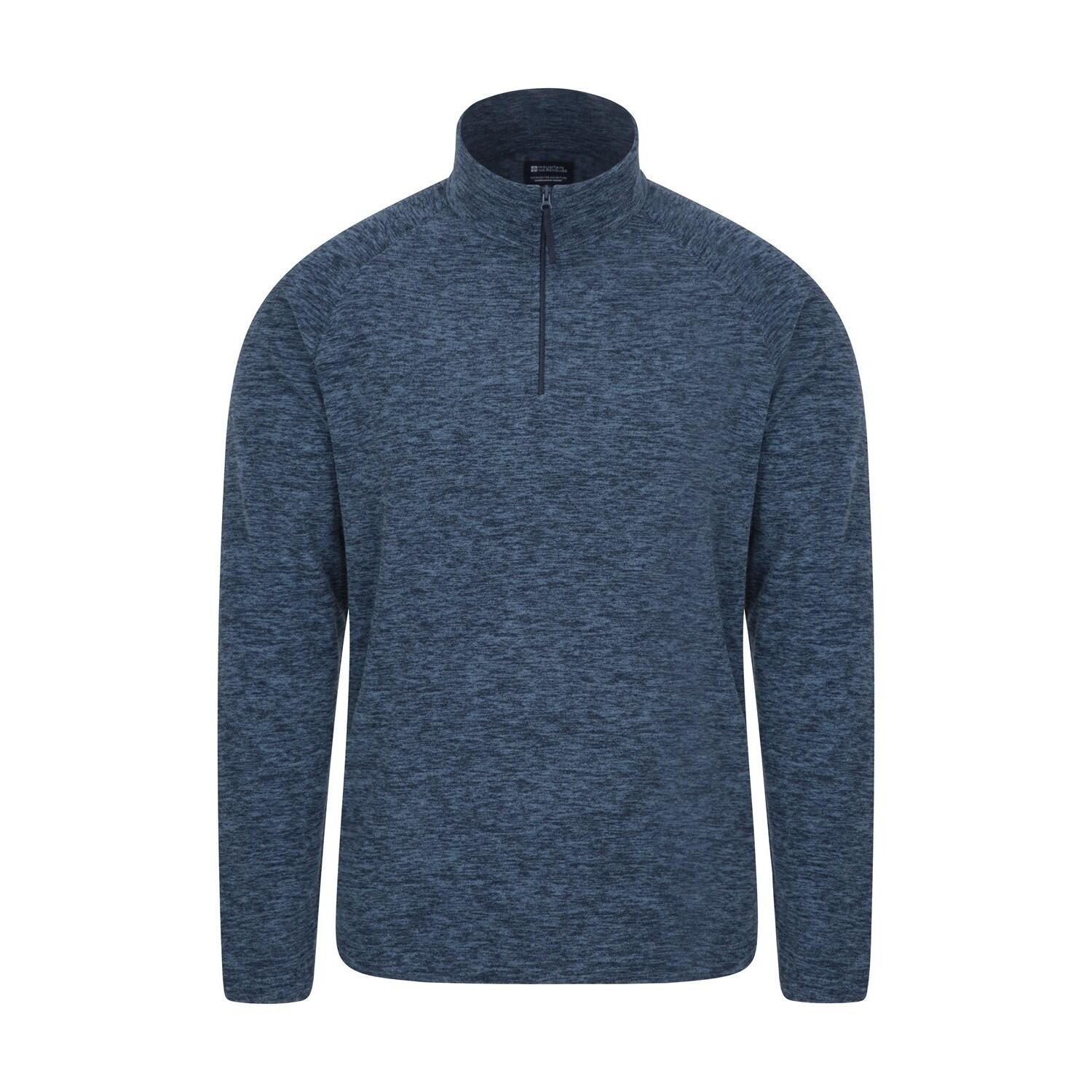 MOUNTAIN WAREHOUSE Mens Snowdon II Fleece Top (Navy)