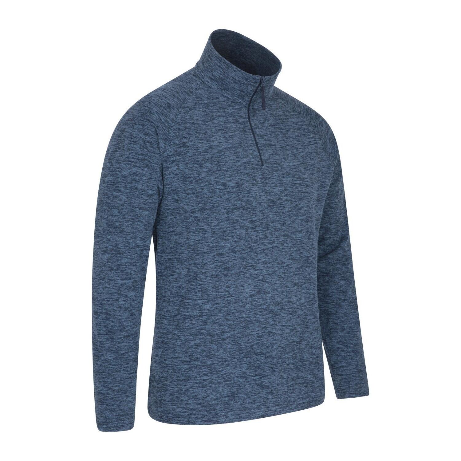 "Snowdon II" FleeceOberteil für Damen Herren Marineblau 4/4