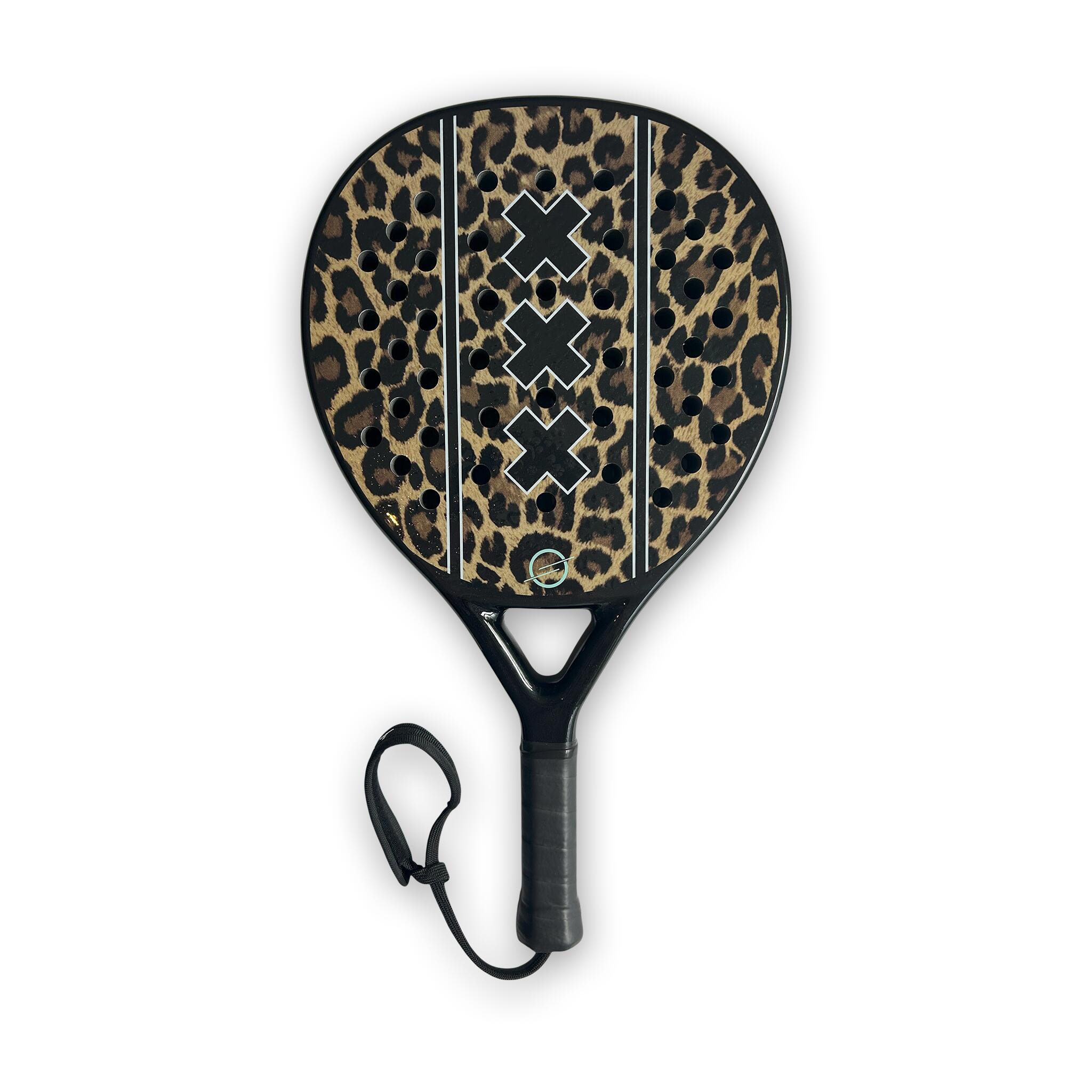 Raquette Padel Femme Légère Confort Ronde Panthère incl. Housse PNTR 2/7