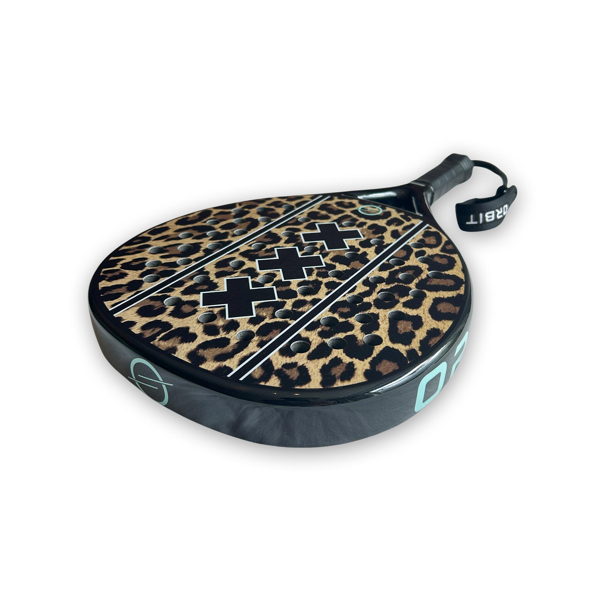 Raquette Padel Femme Légère Confort Ronde Panthère incl. Housse PNTR 5/7