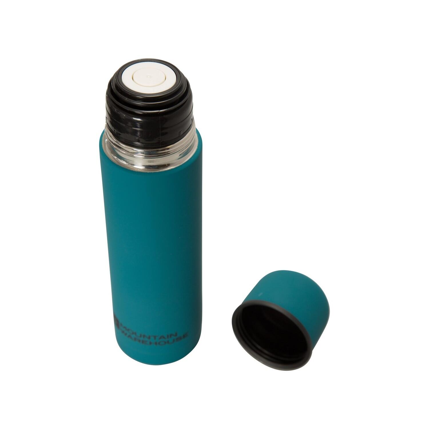 Rubberised 500ml Flask (Teal) 4/4