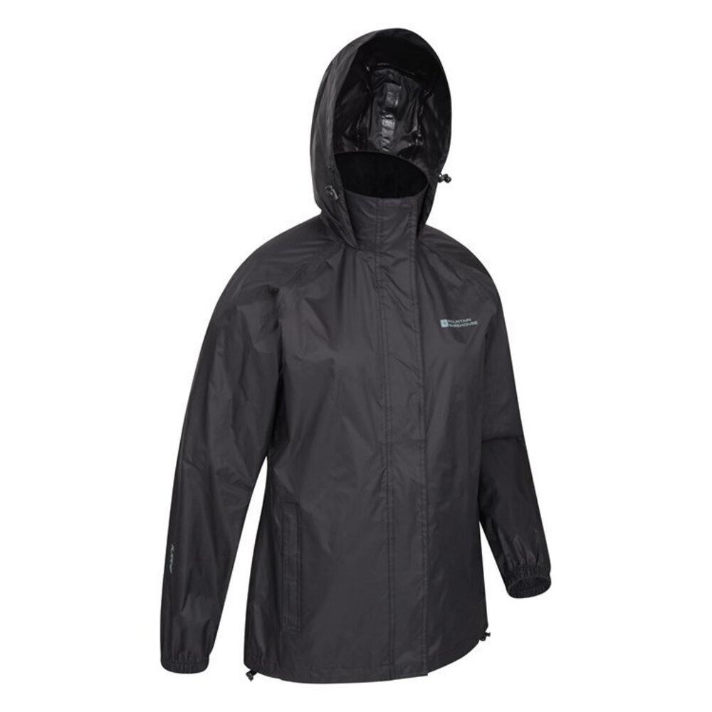 Childrens/Kids Pakka Waterproof Jacket (Black) 3/6