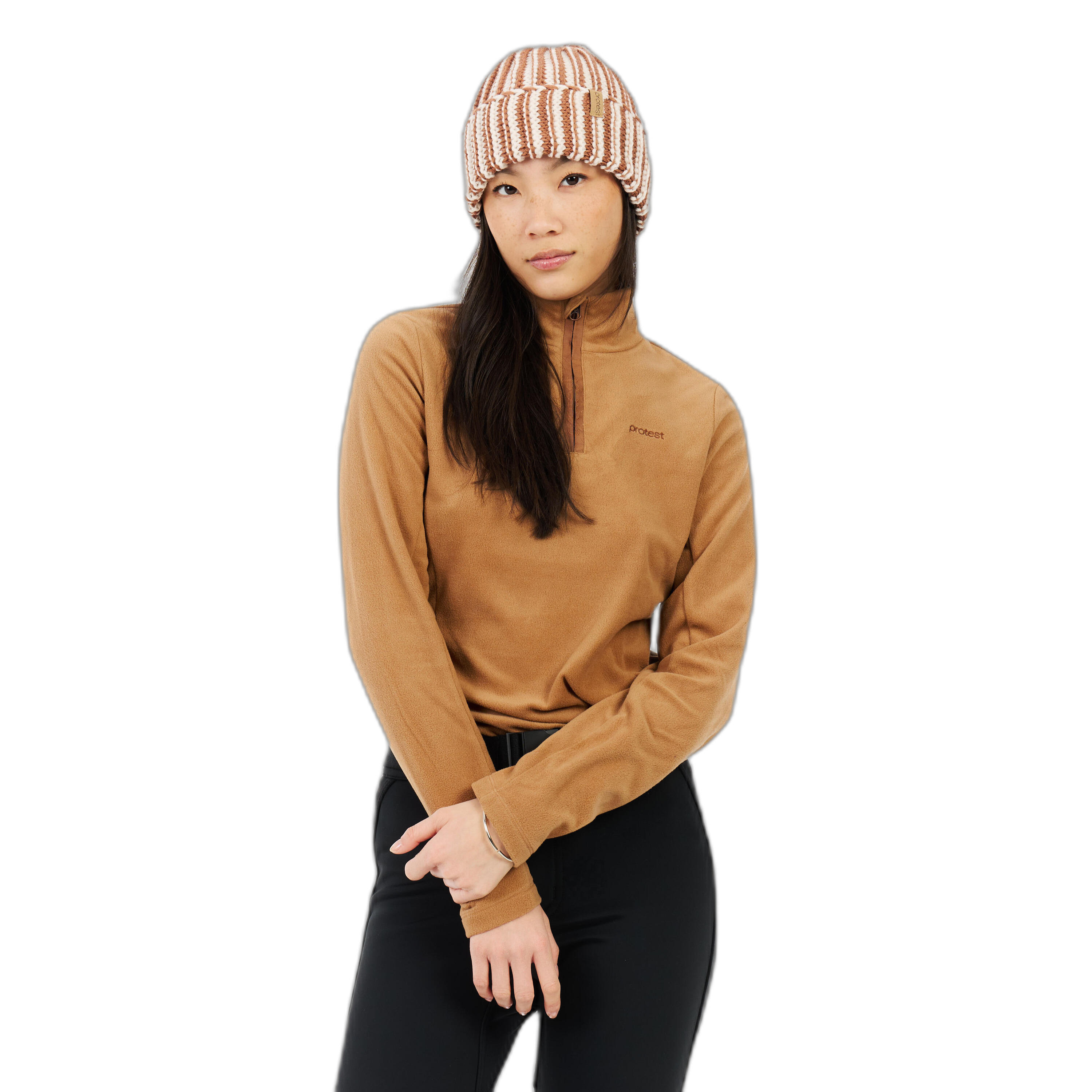 Dames 1/4 zip fleece Protest Remutez 3/7