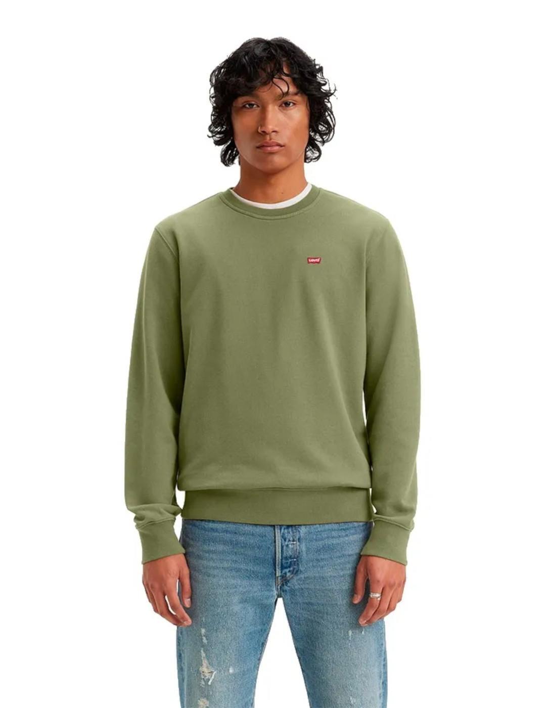 Jersey y sudadera para Hombre Levis Red tab Verde 3/5