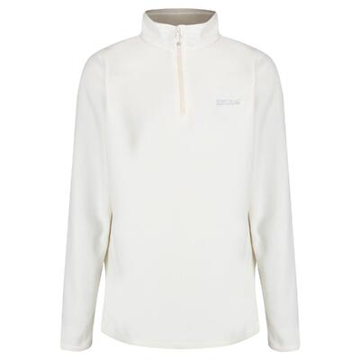 Geweldige outdoors dames sweetheart 1/4 zip fleece sweater (polar bear wit)