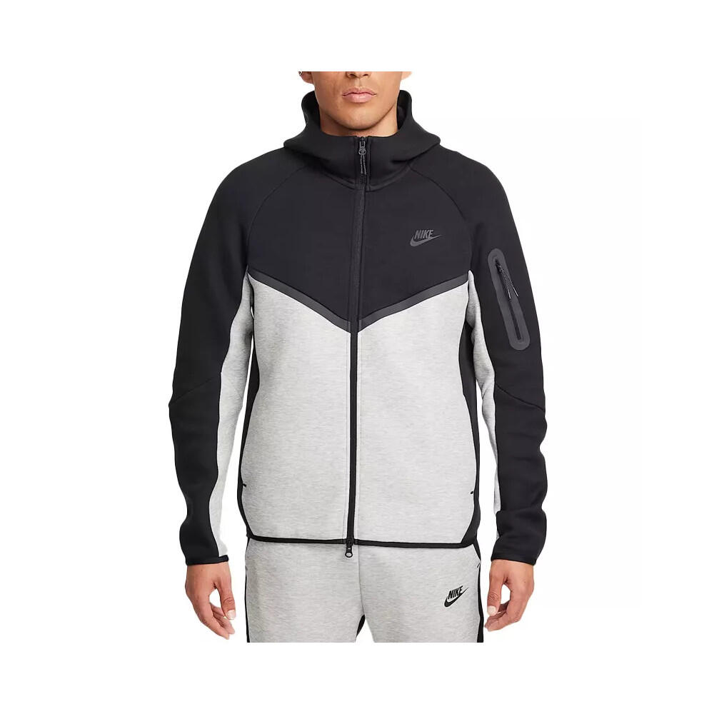 Nike - Veste De Survêtement Nike Tech Fleece Full Zip Hoodies - Sweat Zippé - Gris|noir - Decathlon