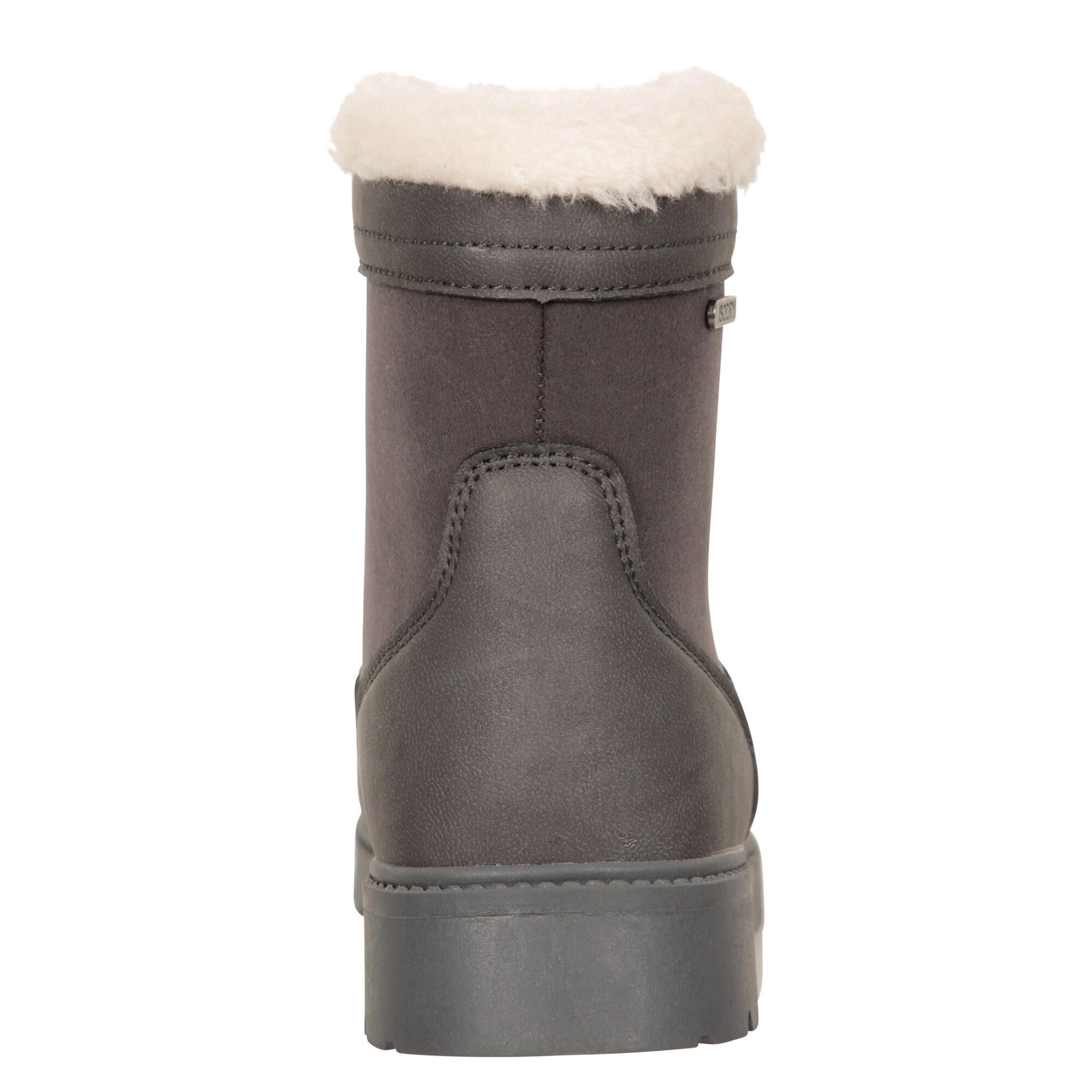 Womens/Ladies Thermal Waterproof Ankle Boots (Charcoal) 2/4