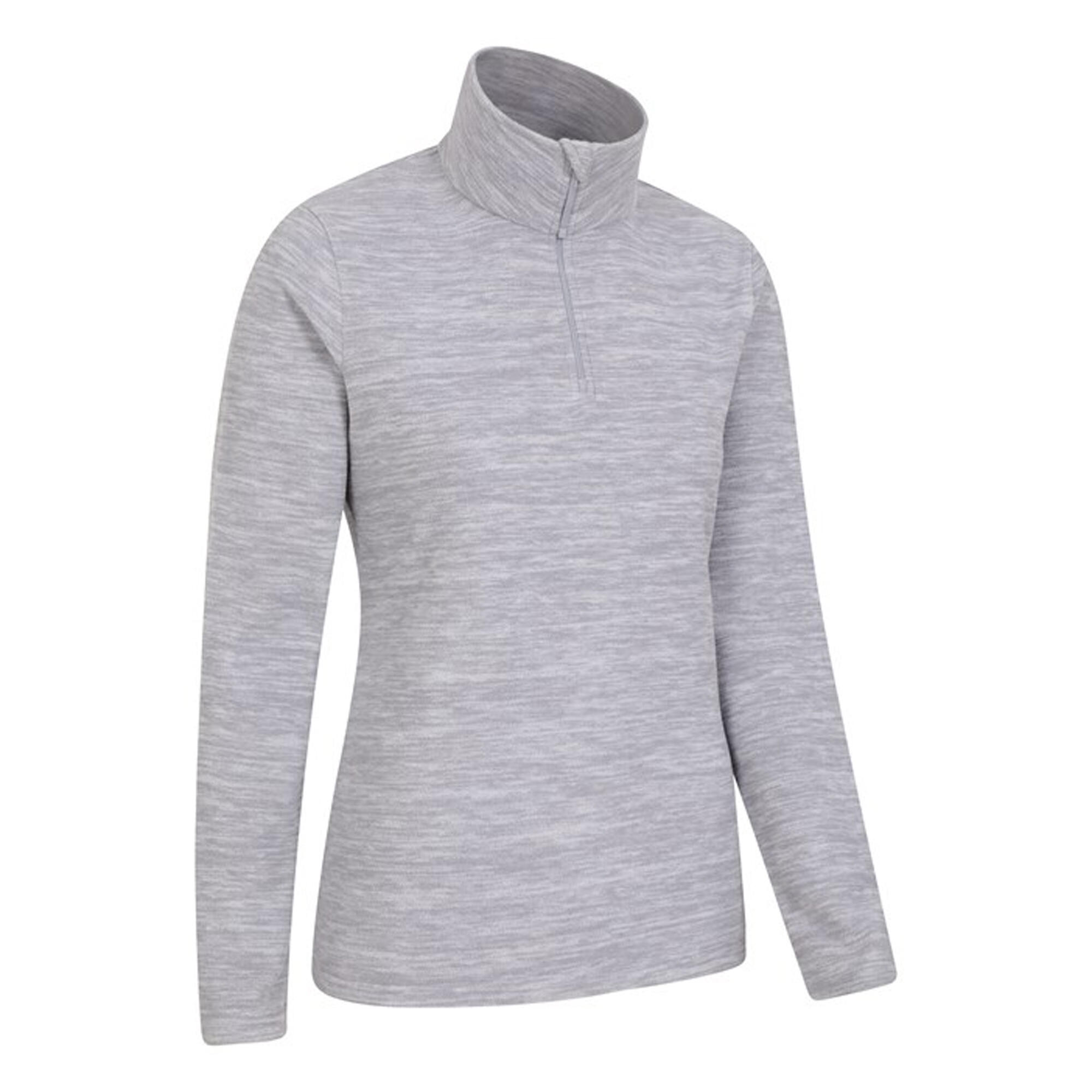 Felpa In Pile Donna Mountain Warehouse Snowdon Grigio 3/4
