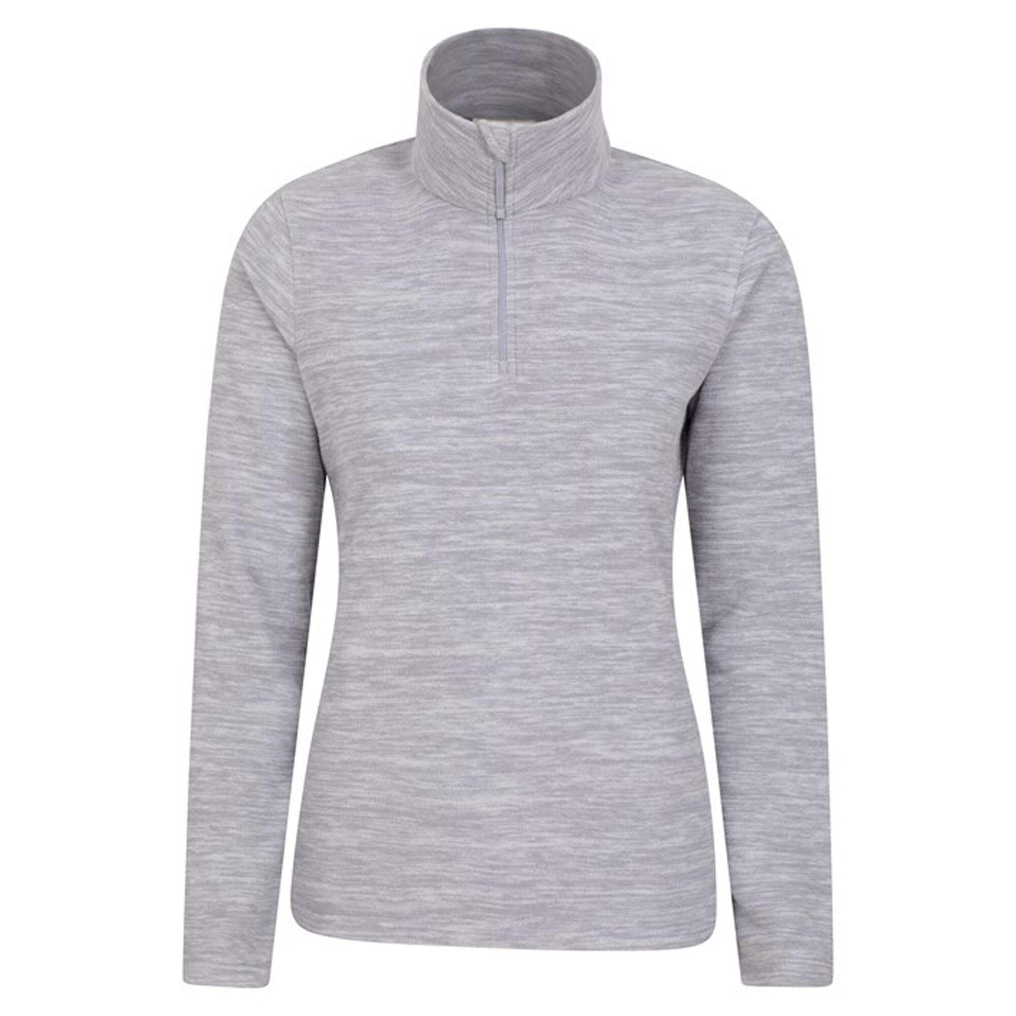 MOUNTAIN WAREHOUSE Womens/Ladies Snowdon Melange Fleece Top (Grey)