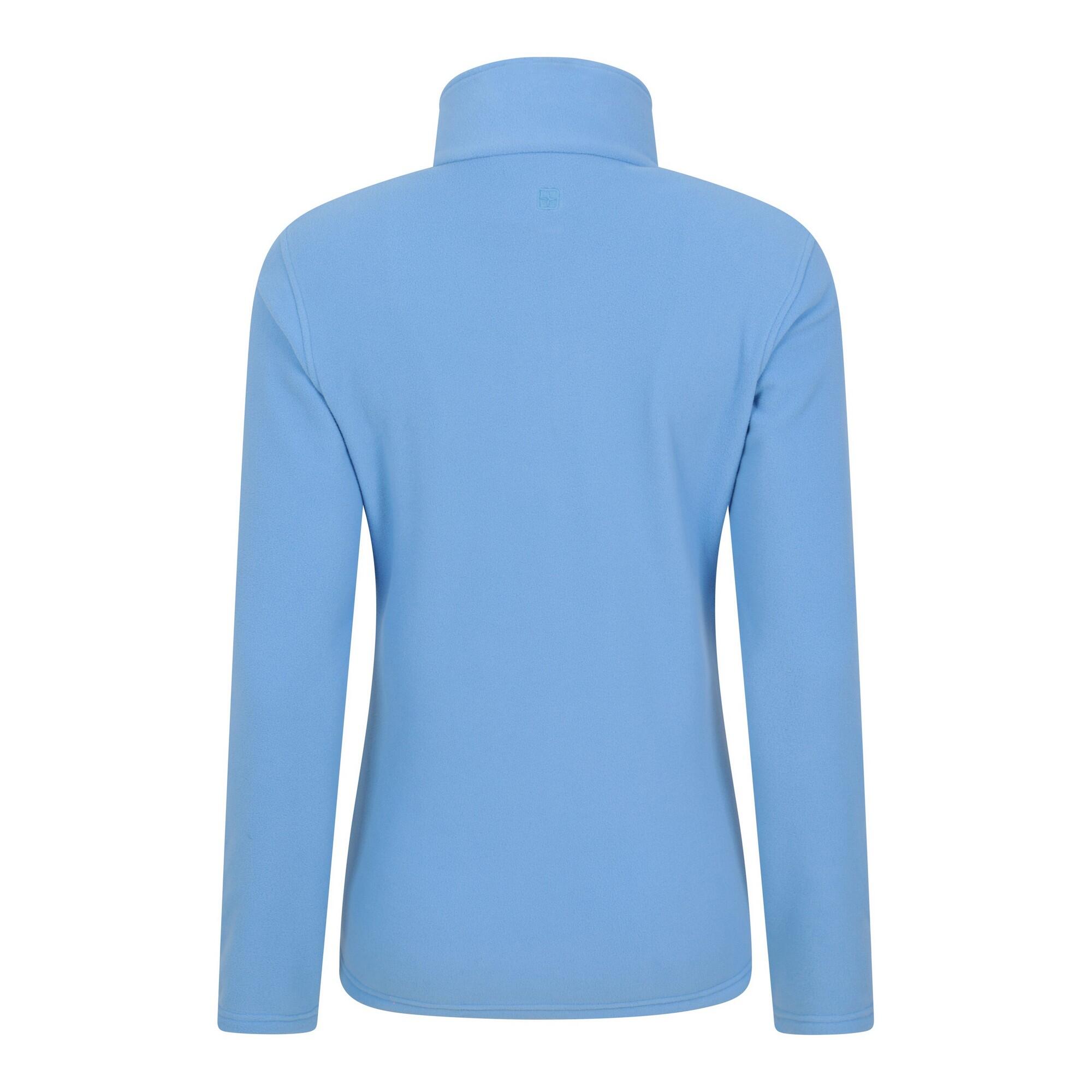 Felpa In Pile Donna Mountain Warehouse Camber II Blu Acceso 2/4