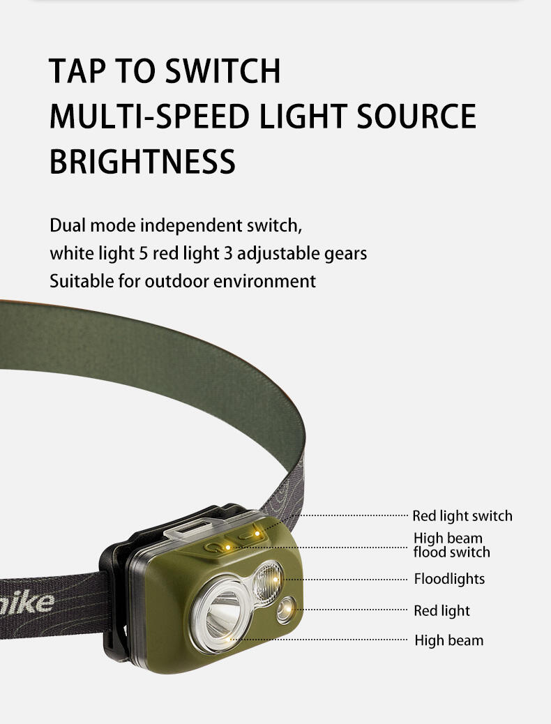 Lampe frontale Naturehike - IP68 étanche, 300 lm 6/6