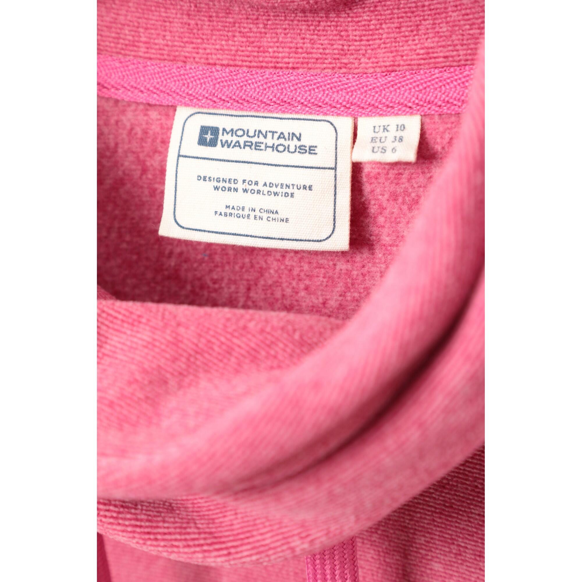 Felpa In Pile Collo A Cappuccio Donna Mountain Warehouse Hebridean Rosa Scuro 3/4