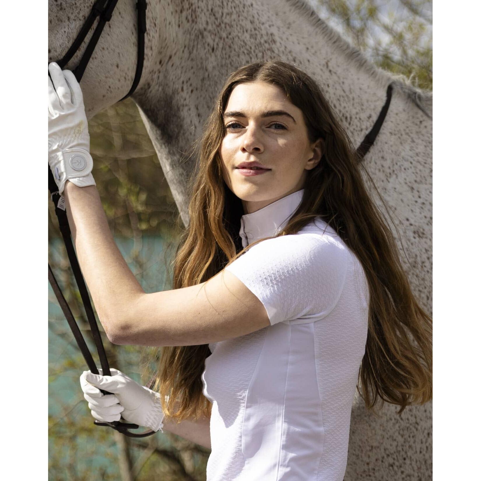 Camisa do concurso feminino Kingsland Hanna 3/4