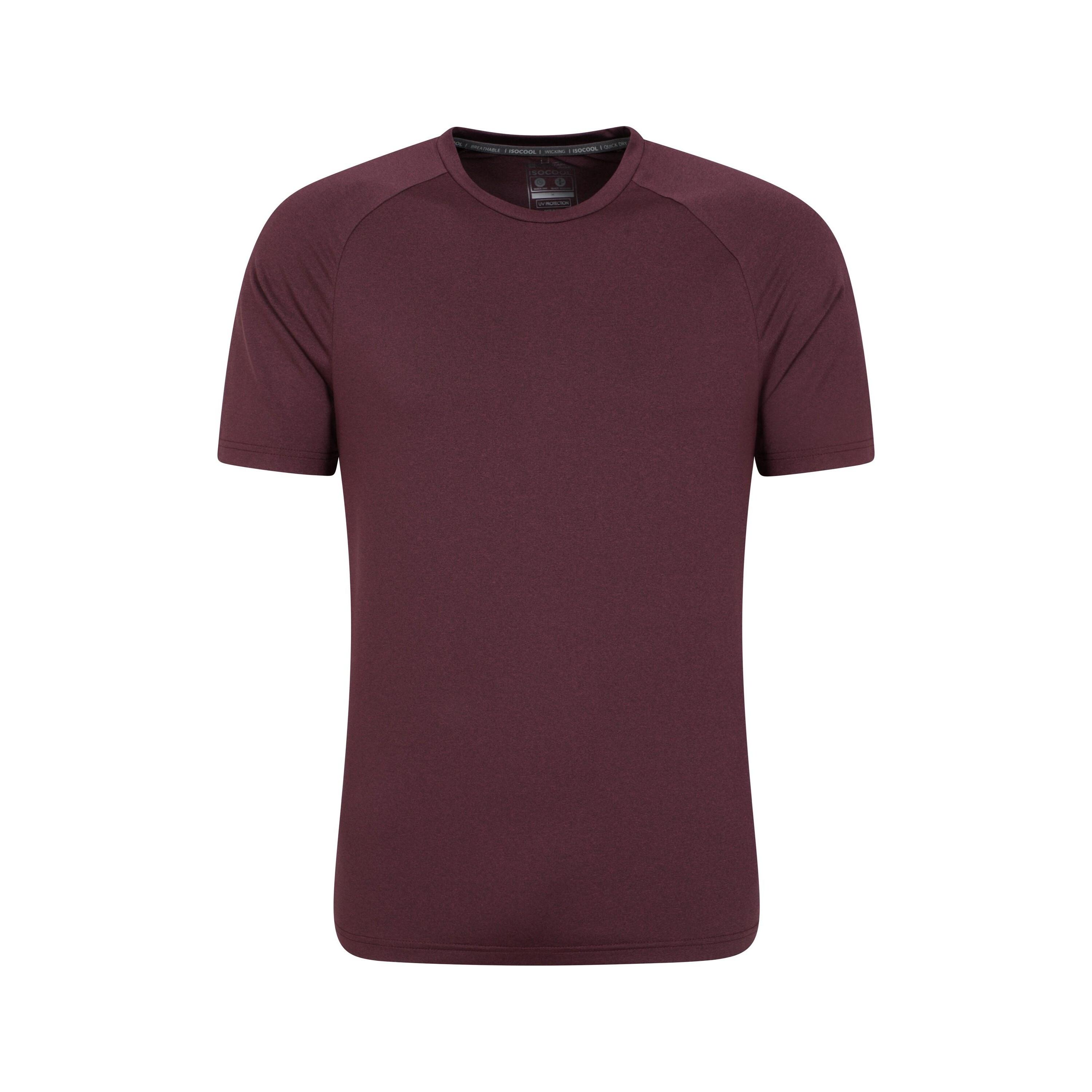 MOUNTAIN WAREHOUSE Mens Agra Melange TShirt (Dark Purple)