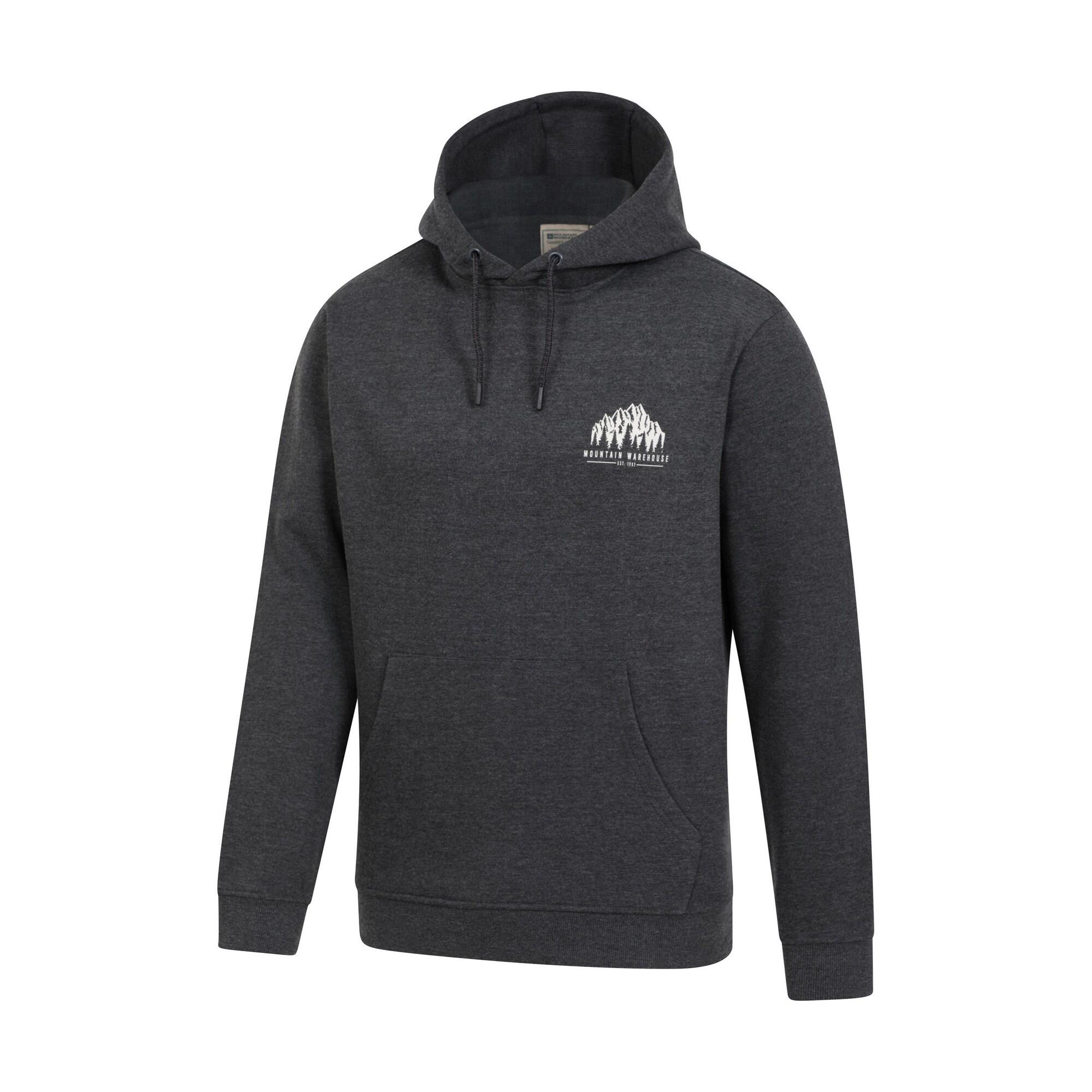Sweat À Capuche Avec Cordons ADVENTURE Homme (Charbon) 3/4