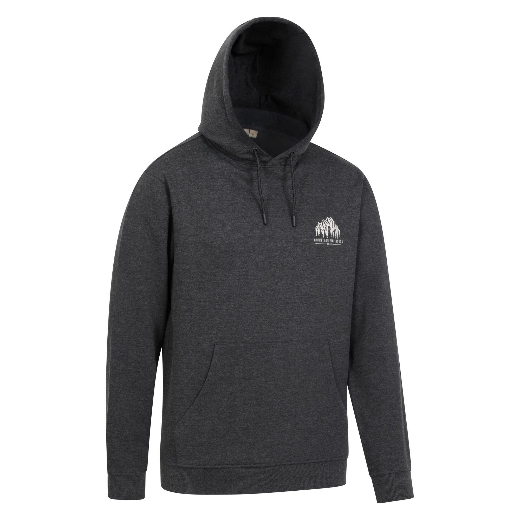 Sweat À Capuche Avec Cordons ADVENTURE Homme (Charbon) 4/4