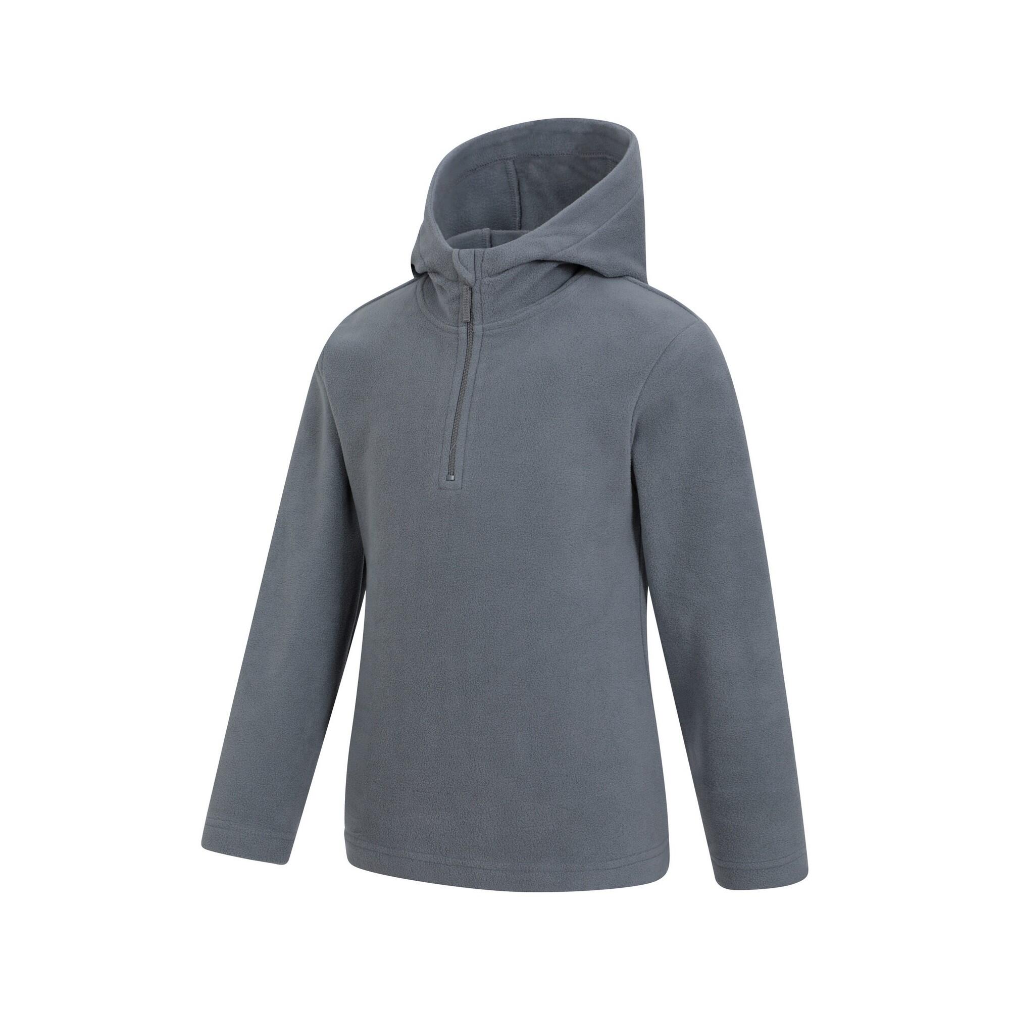 Childrens/Kids Camber II Fleece Hoodie (Grey) 3/4