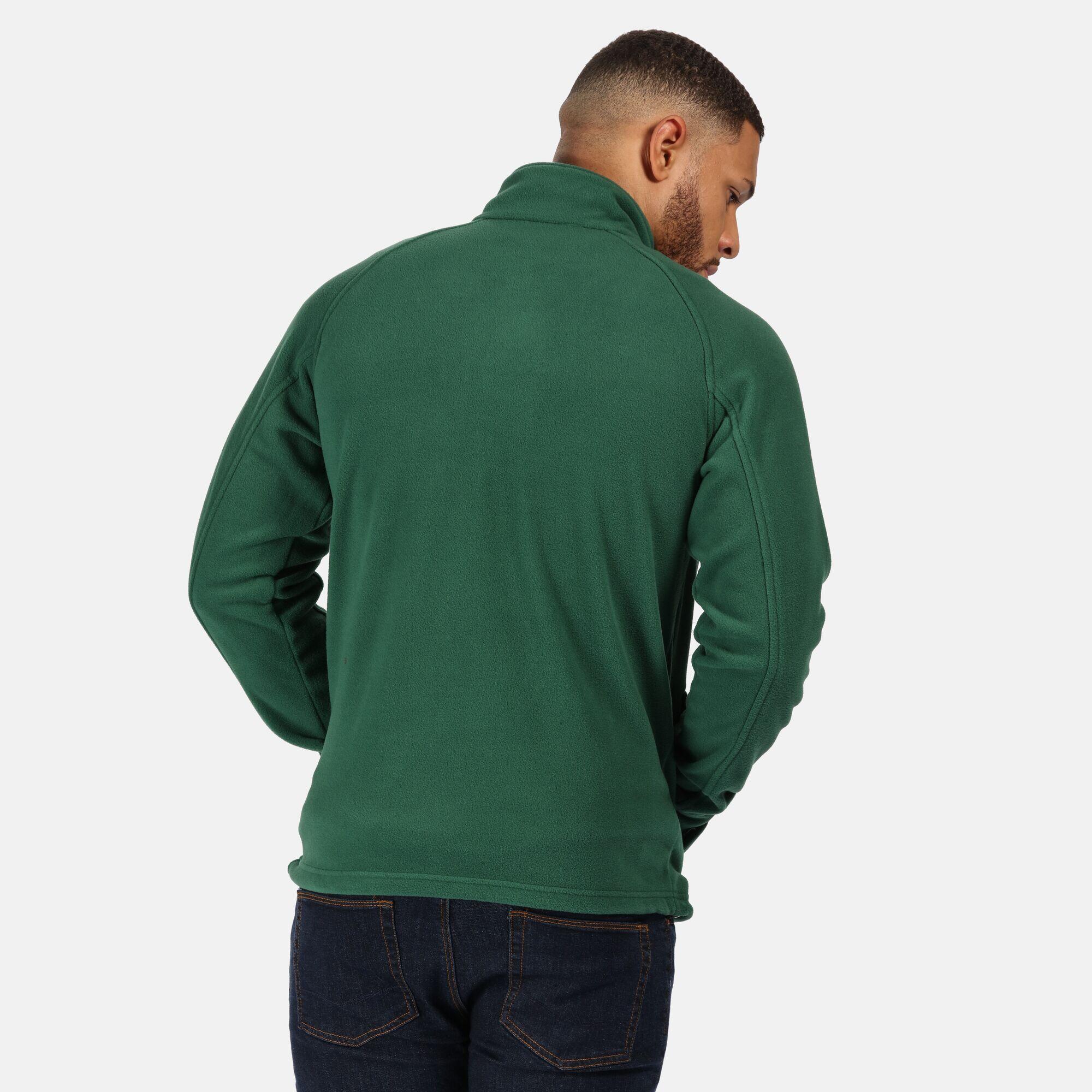 Mens Thor III AntiPill Fleece Jacket (Bottle Green) 3/5