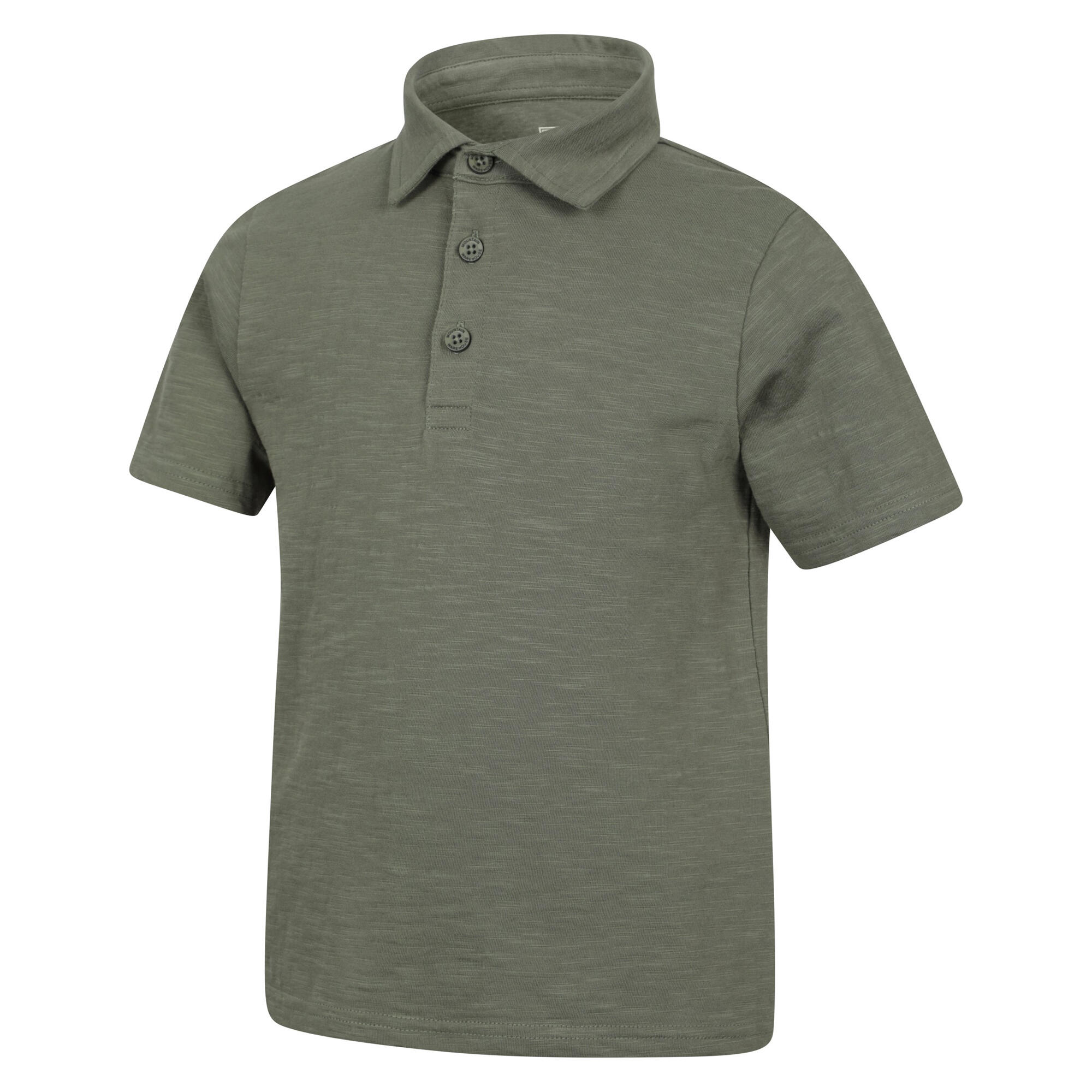 Polo SLUB Enfant (Vert) 4/4