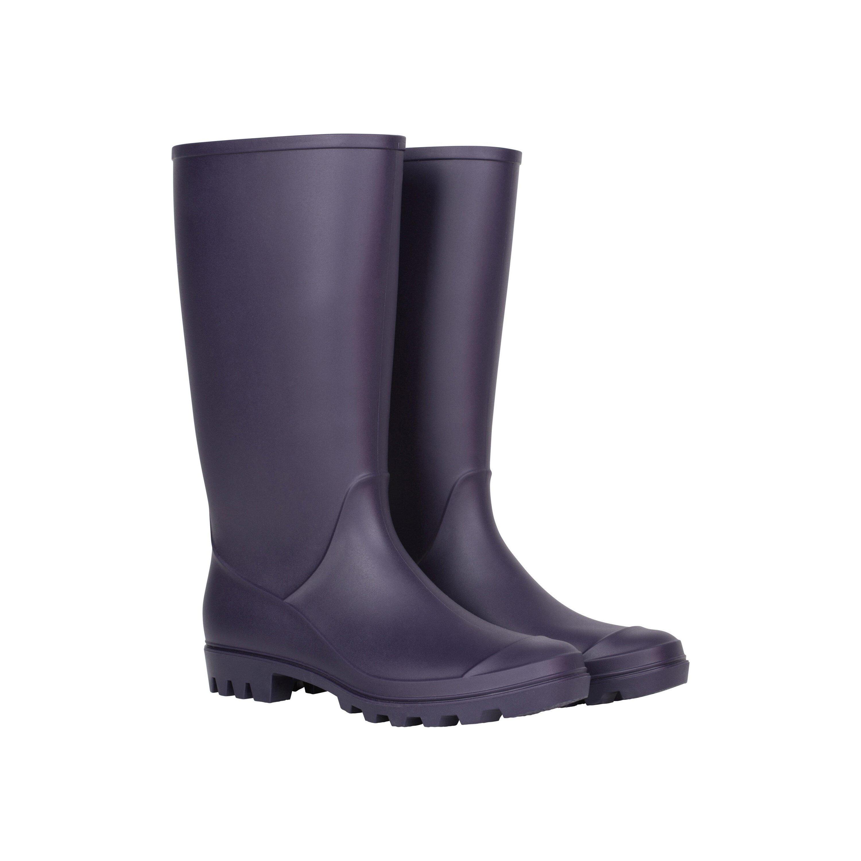 MOUNTAIN WAREHOUSE Womens/Ladies Splash Wellington Boots (Dark Purple)
