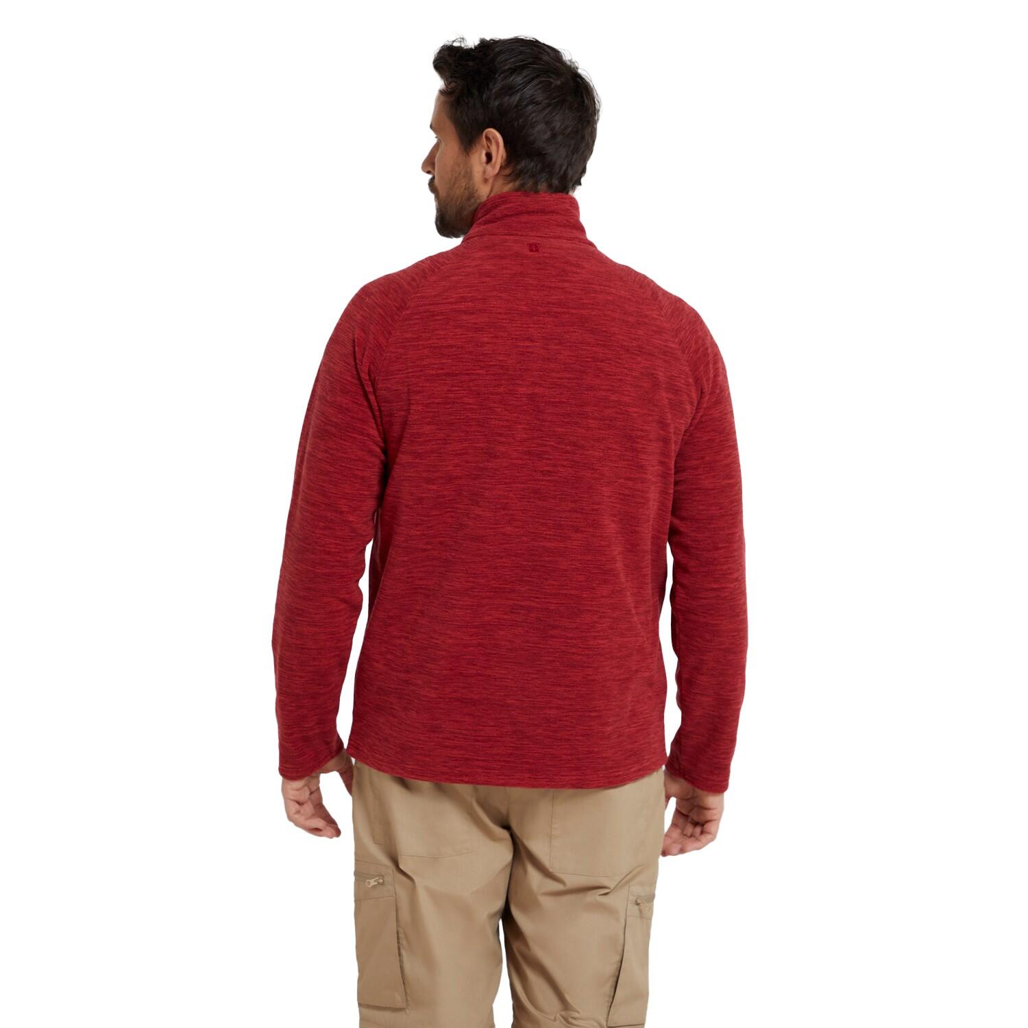 Haut Polaire SNOWDON Homme (Rouge Foncé) 2/4