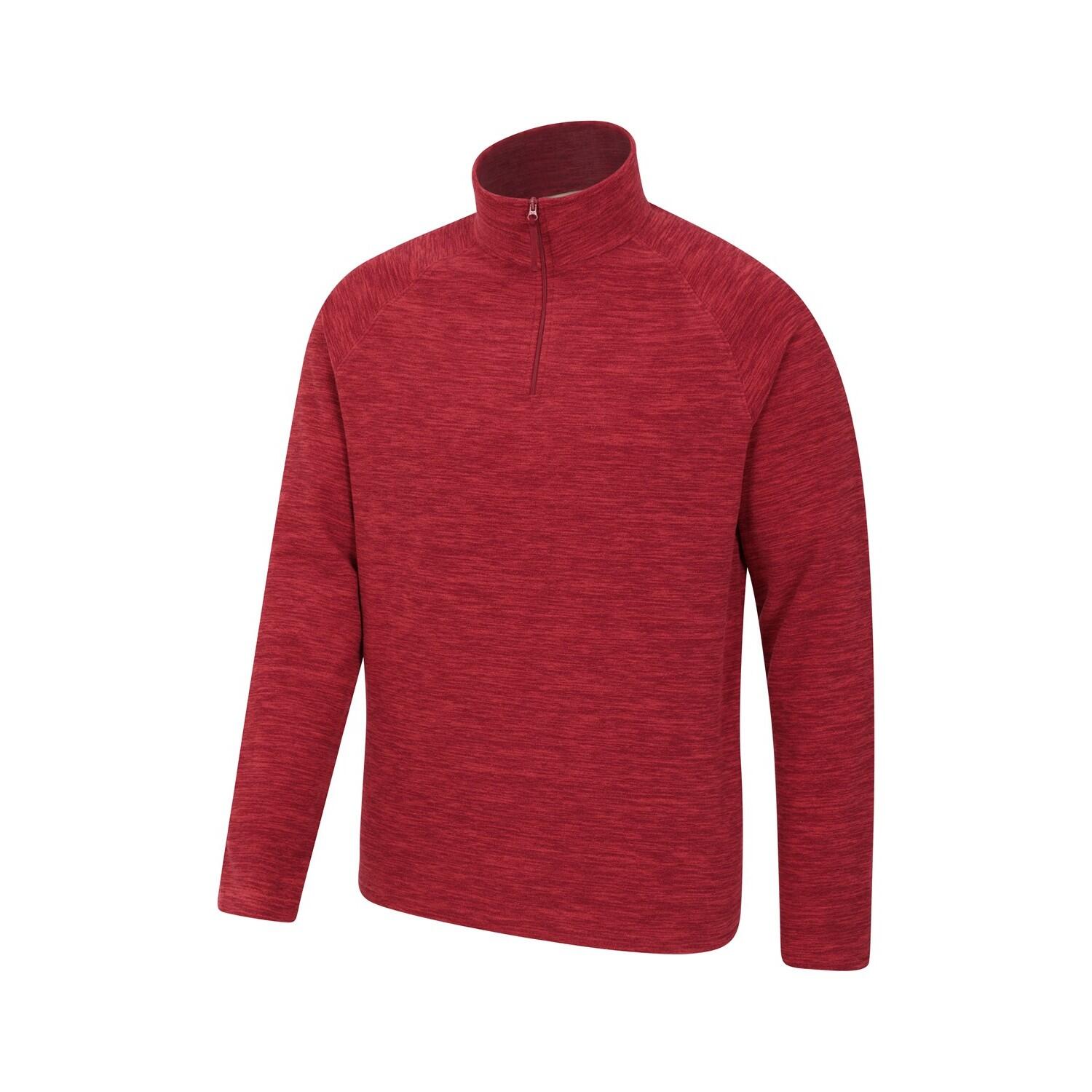 Haut Polaire SNOWDON Homme (Rouge Foncé) 4/4