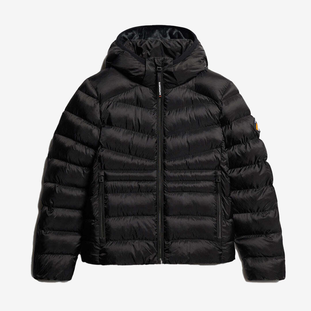 Superdry - Doudoune Rembourrée Femme Superdry Fuji Quilt - Doudoune Synthétique - Noir - Decathlon
