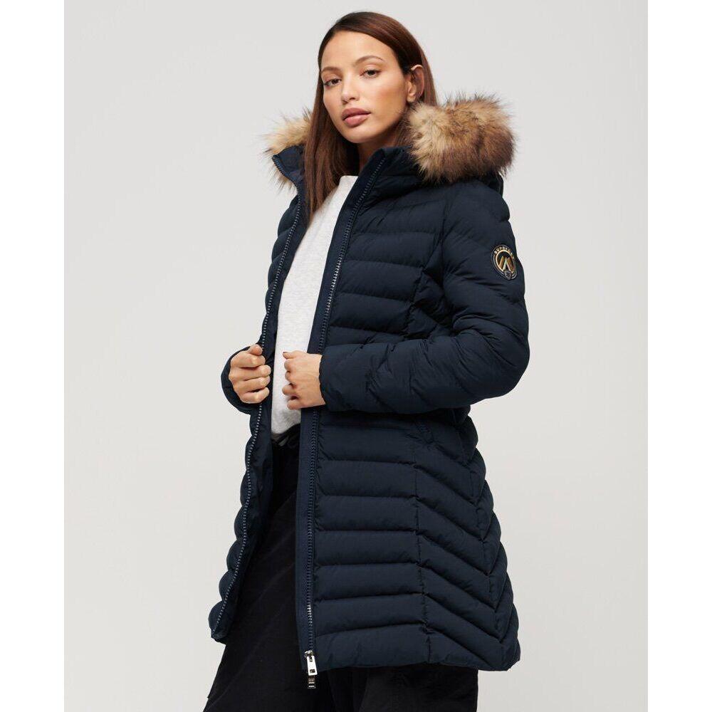 Doudoune mid femme Superdry Fuji Faux Fur 3/7