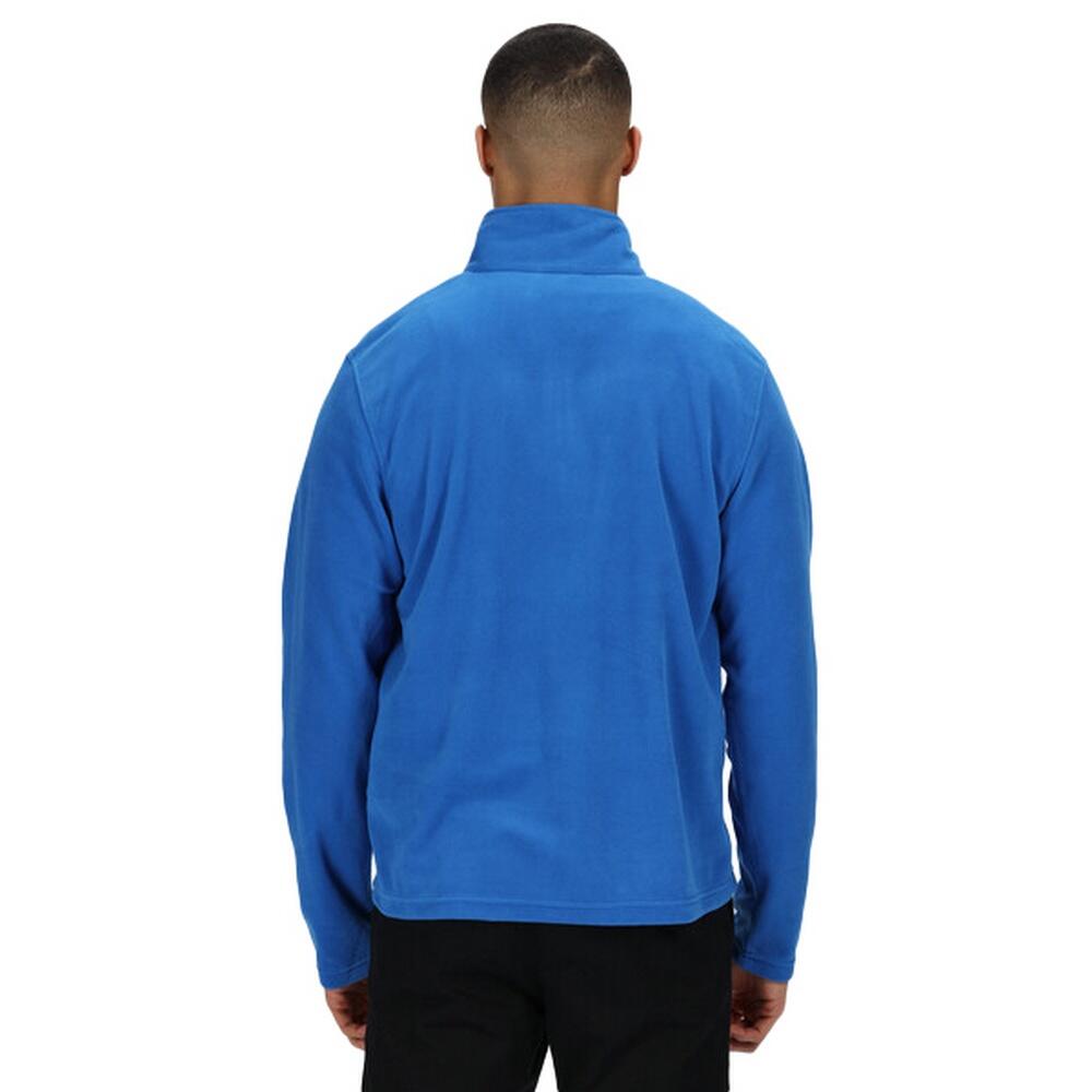 Mens Micro Zip Neck Fleece Top (Oxford Blue) 3/5