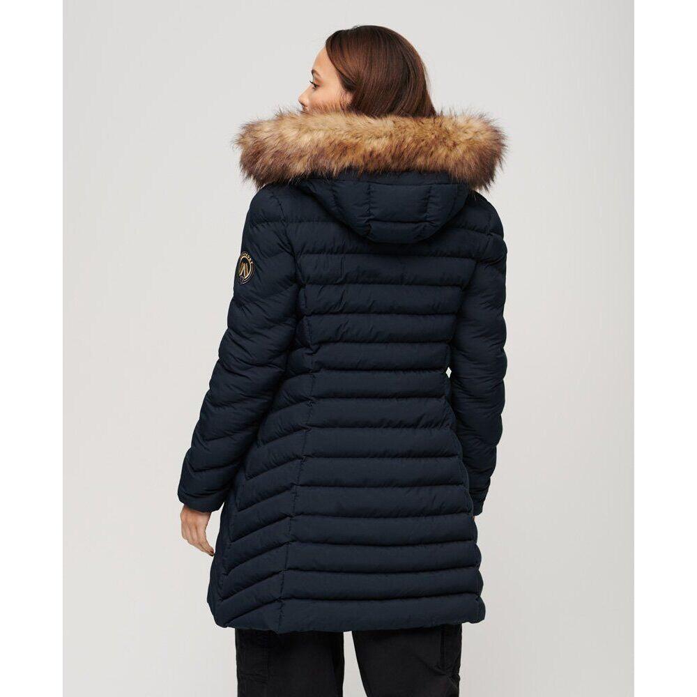 Doudoune mid femme Superdry Fuji Faux Fur 5/7