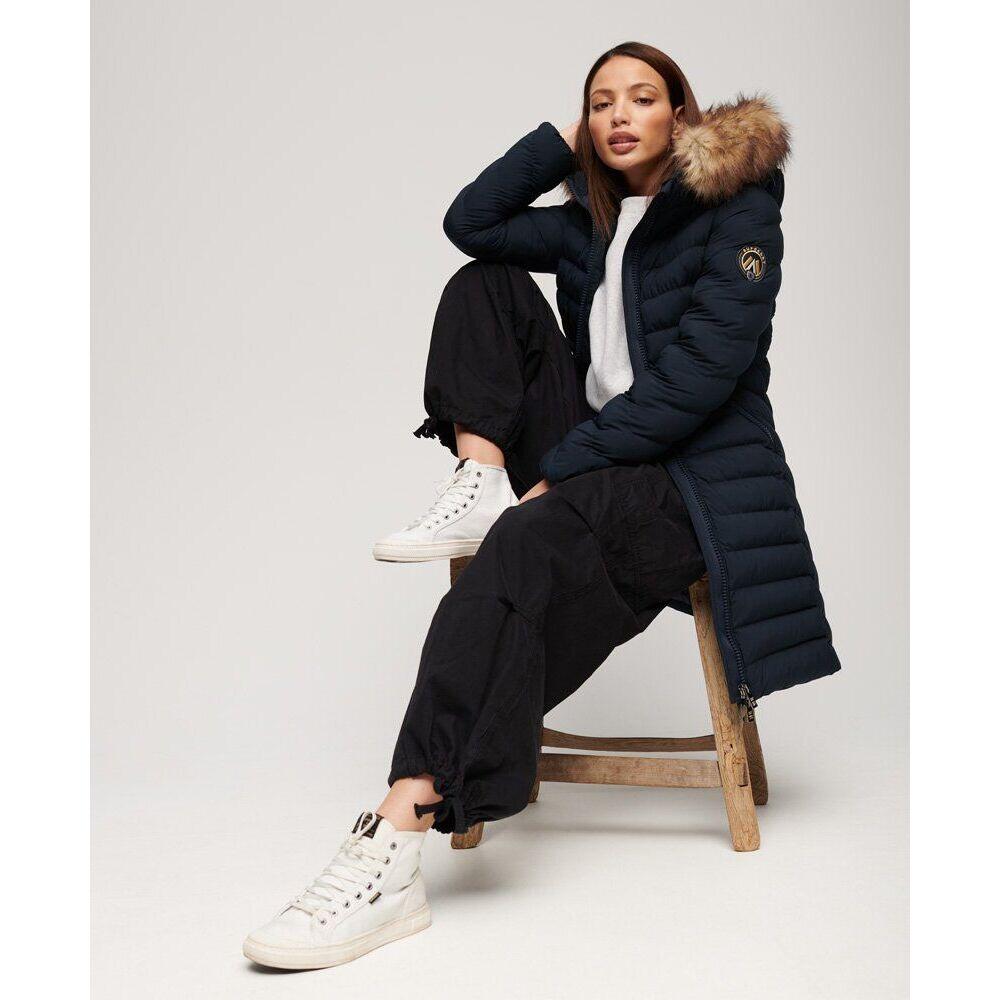Doudoune mid femme Superdry Fuji Faux Fur 4/7
