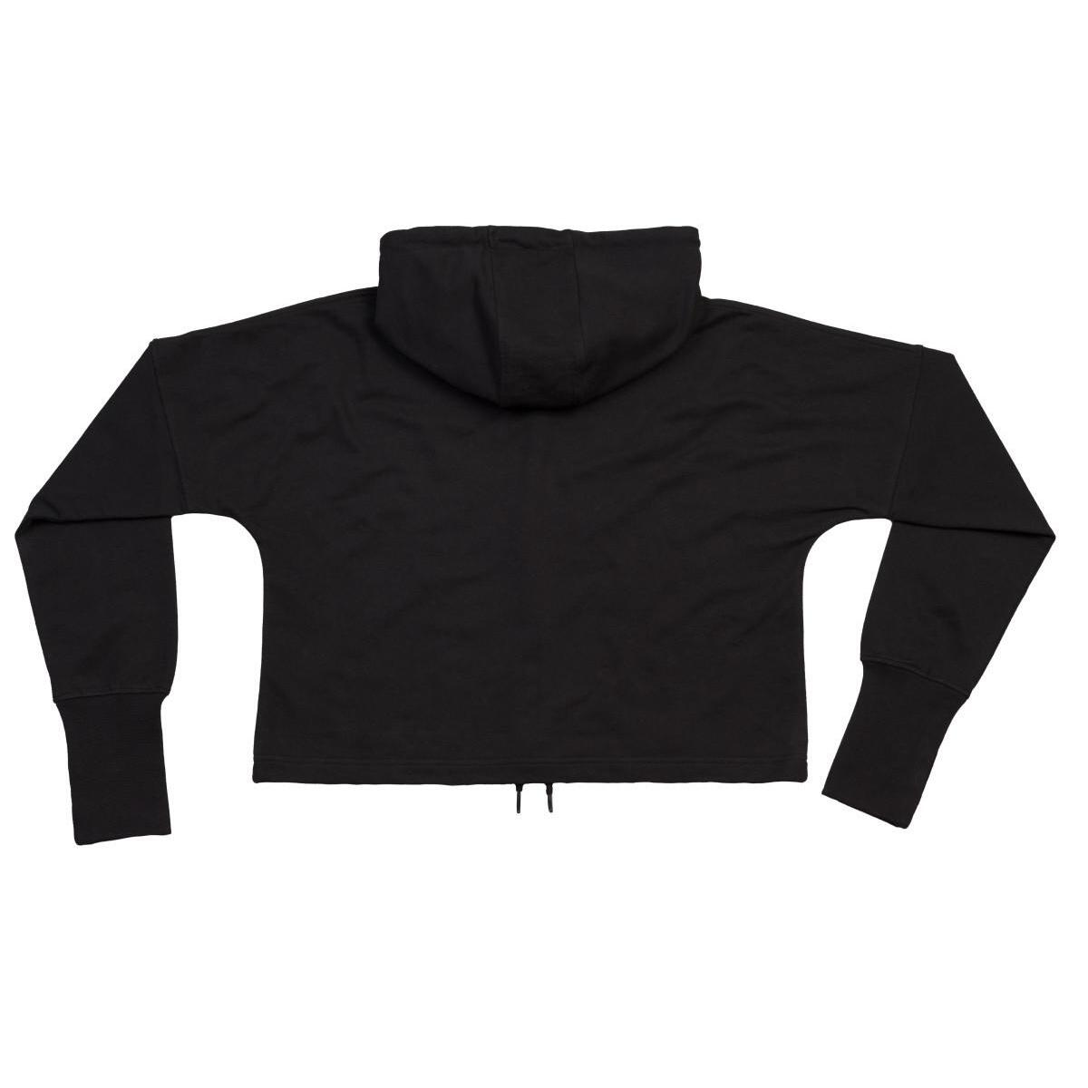 Kurzes Top kurz geschnitten für Damen Schwarz 2/2