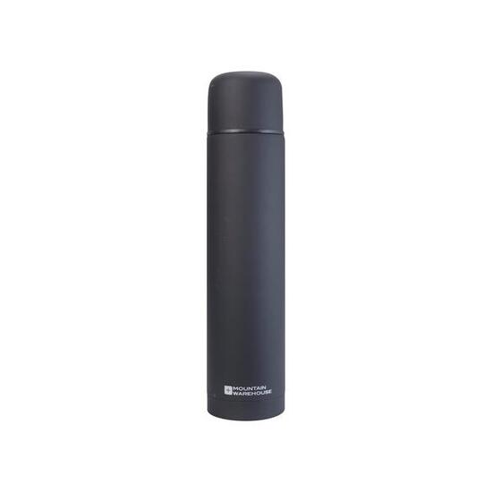 Thermosflasche, 1l Damen und Herren Schwarz