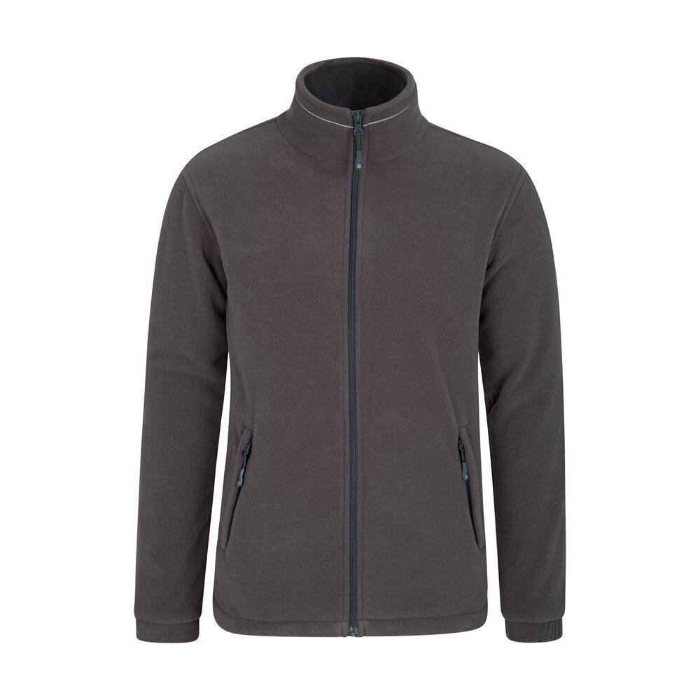 MOUNTAIN WAREHOUSE Mens Bernard Windproof Fleece Jacket (Dark Grey)