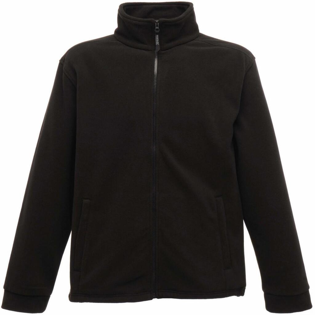 Mens Full Zip Fleece Jacket (Black)