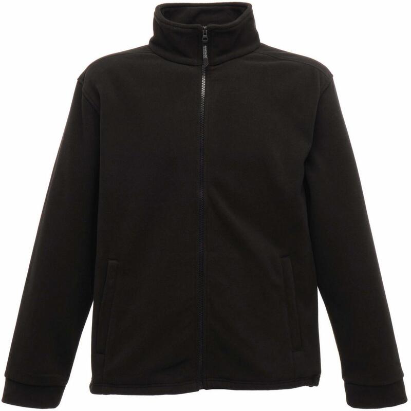 Heren Klassieke Fleece (Zwart)