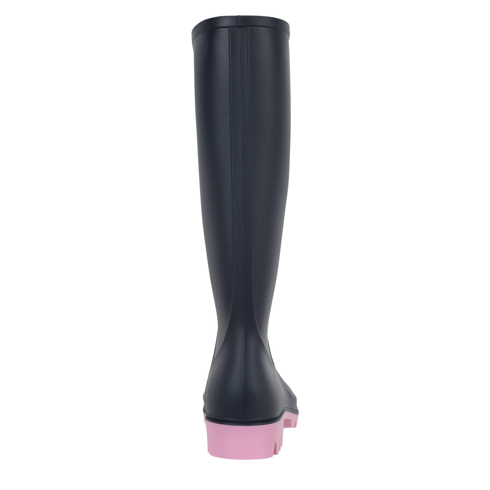 Womens/Ladies Splash Wellington Boots (Dark Blue) 2/4