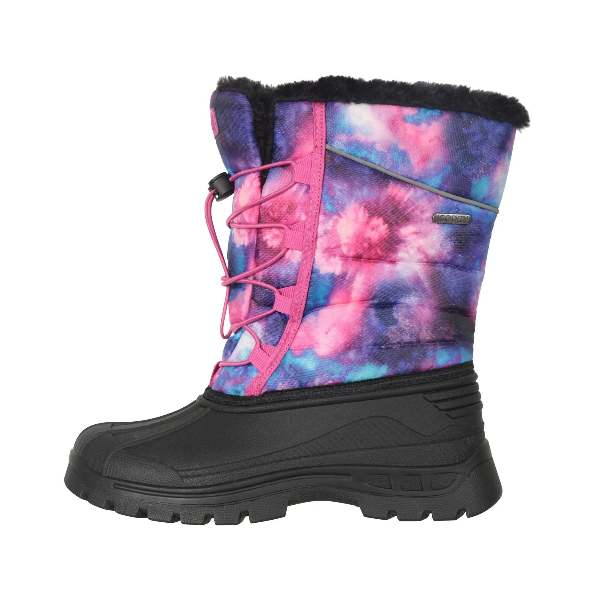 Stivali Da Neve Stelle Bambini Mountain Warehouse Whistler Adaptive Viola Scuro 3/6