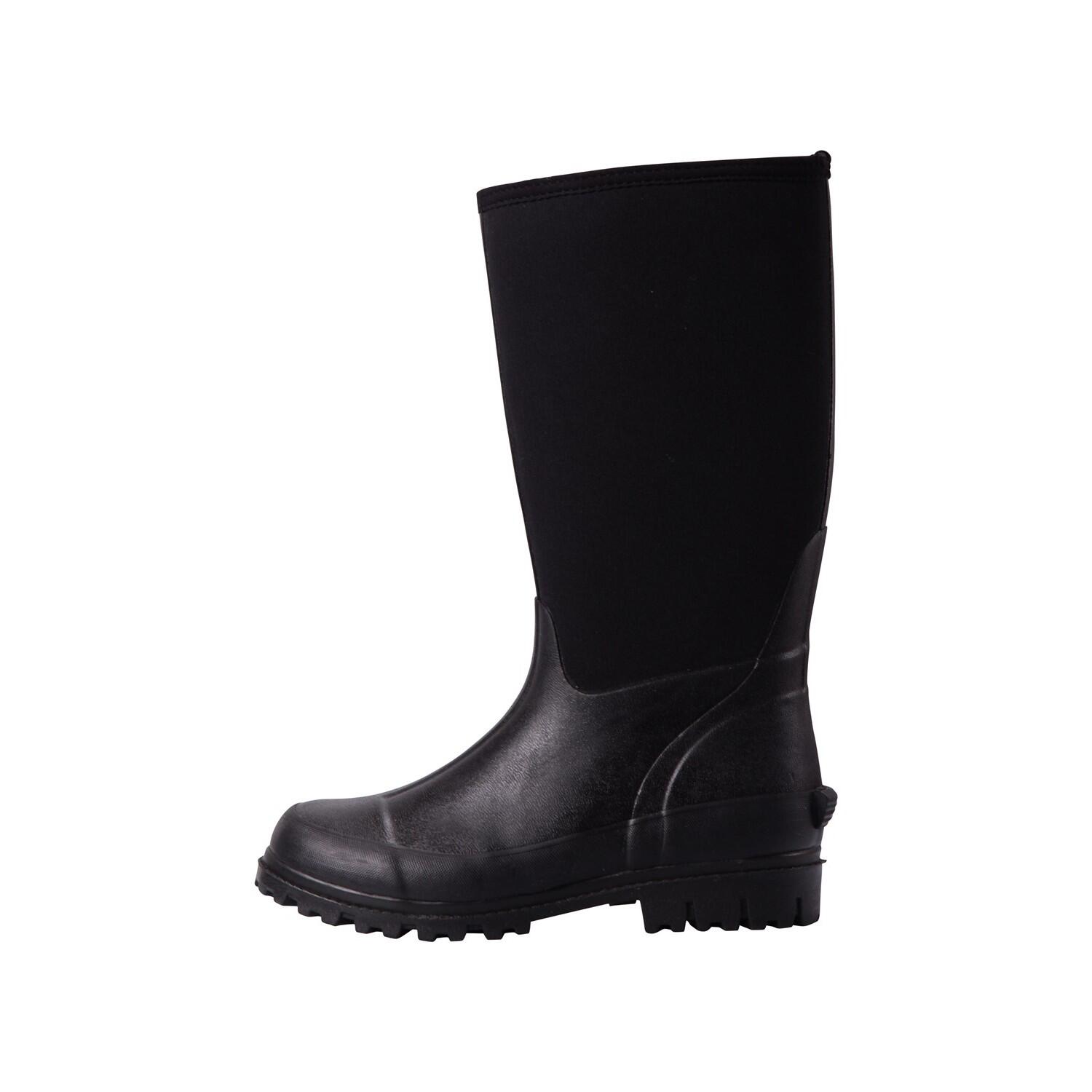 Womens/Ladies Mucker Neoprene Calf Boots (Black) 3/4