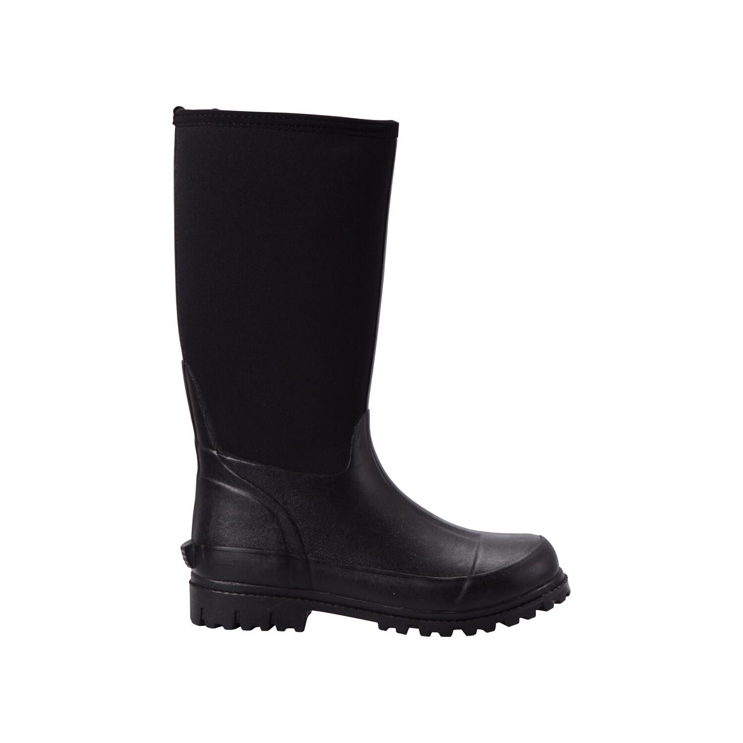 Womens/Ladies Mucker Neoprene Calf Boots (Black) 4/4