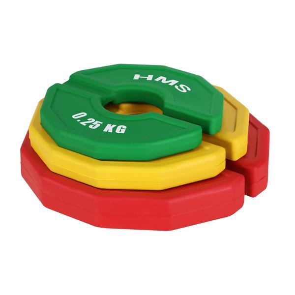 Sada progresivních přídavých kotoučů HMS TSN 2 x 0,25 - 1 kg 7/7