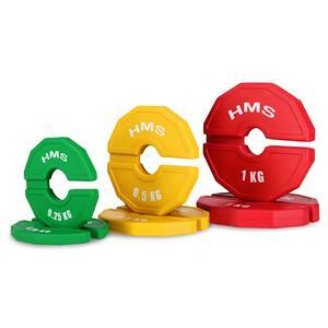 Set met opsteekbare halterschijven 2 x 0.25–1 kg (3.5 kg) hms tsn