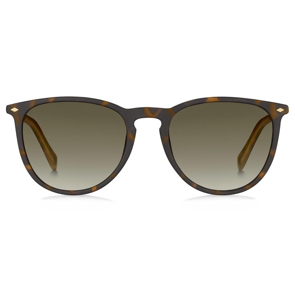 Fossil Fos 2114/G/S - Occhiali Da Sole Unisex In Acetato - Lenti Sfumate Marroni - Misura 54 - 2