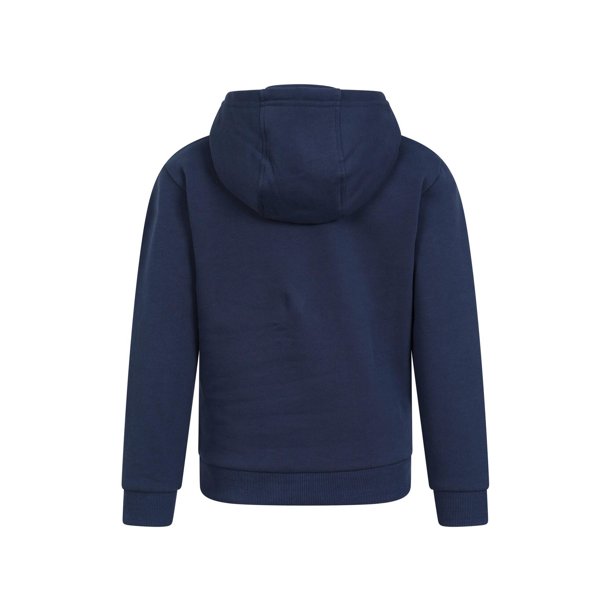 "Soul Full Of Sunshine" Kapuzenpullover für Kinder Marineblau 2/4