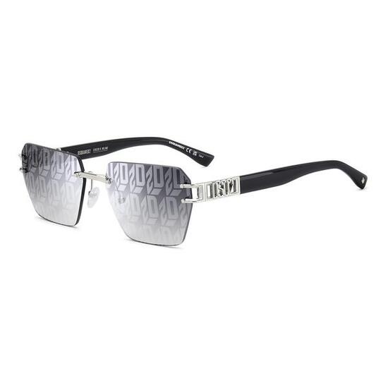 Zonnebril Dsquared2 D2 0173/S 010 van Metaal Heren 58 mm