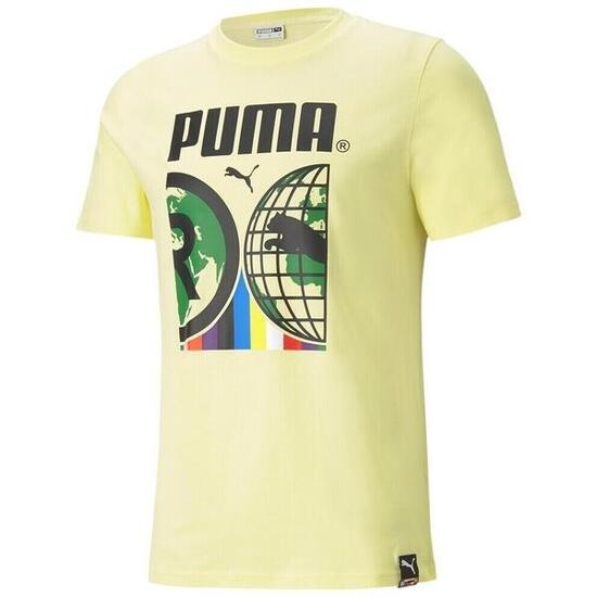 Camiseta Puma Intl hombre, amarillo, XS
