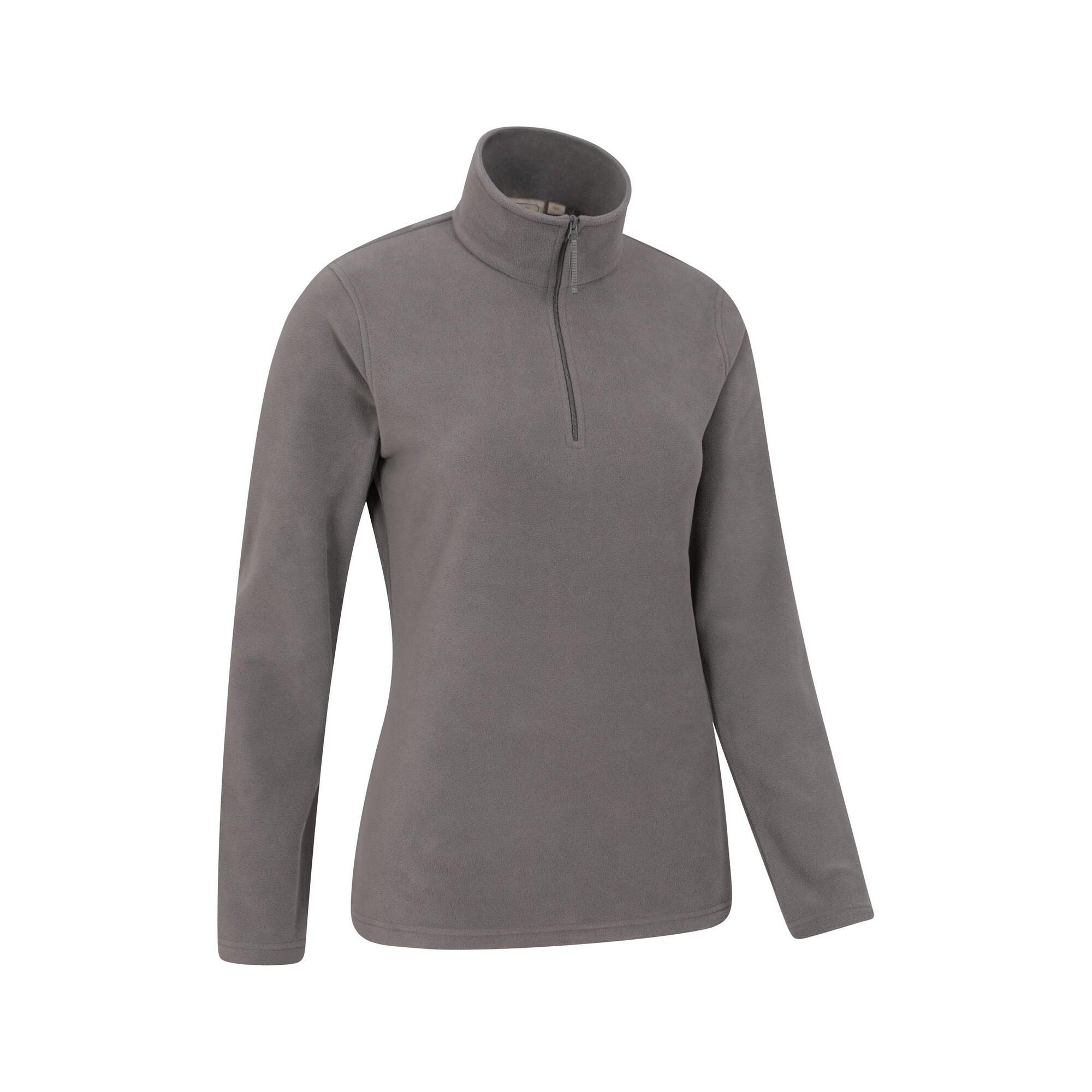 Womens/Ladies Camber II Fleece Top (Dark Grey) 4/4