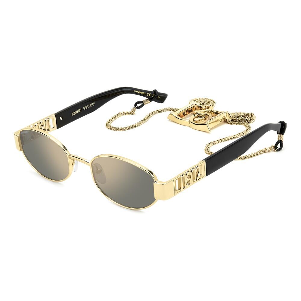 Sunglasses Dsquared2 D2 0155/S/SE 000 Metal Men 53 mm