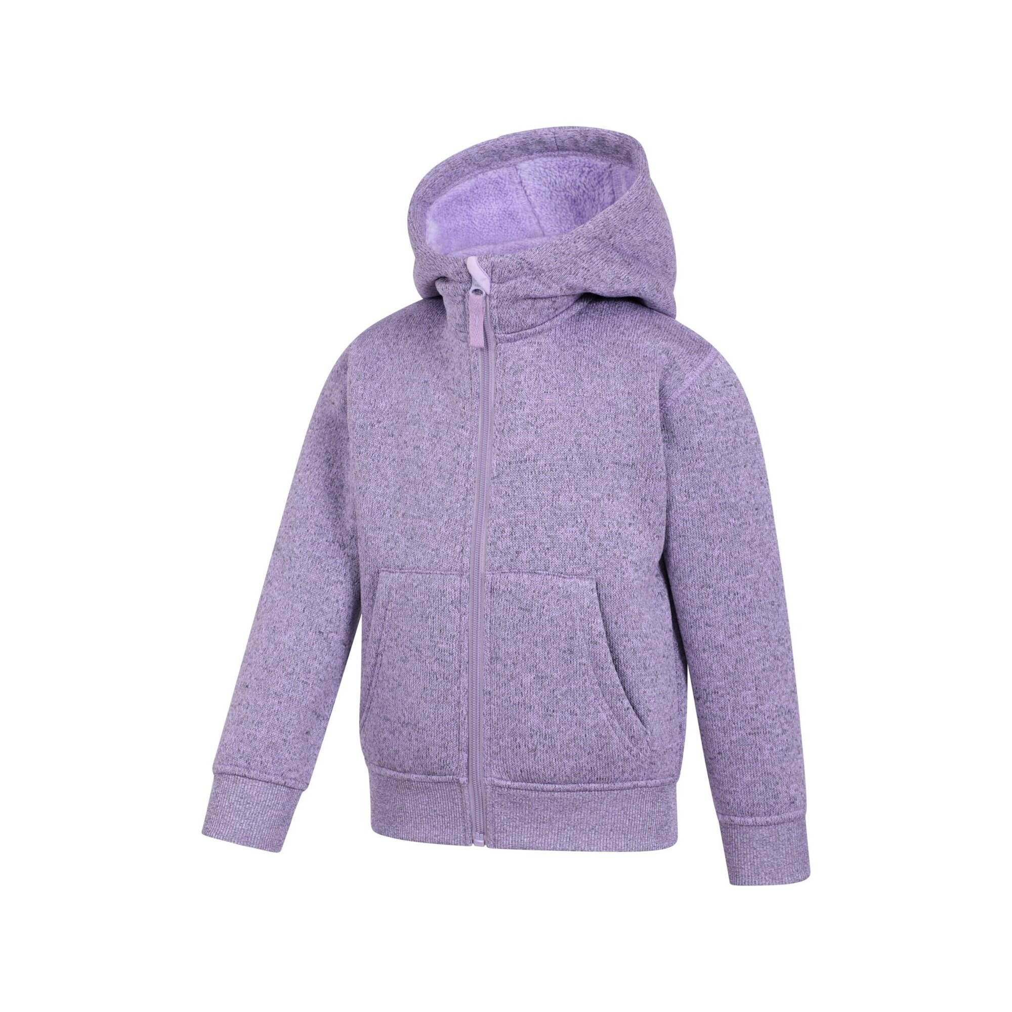 "Nevis" Kapuzenpullover für Kinder Flieder 4/4